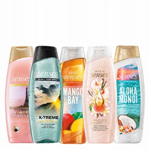 

Avon Zestaw żeli pod prysznic MIX 5 x 500 ml.
