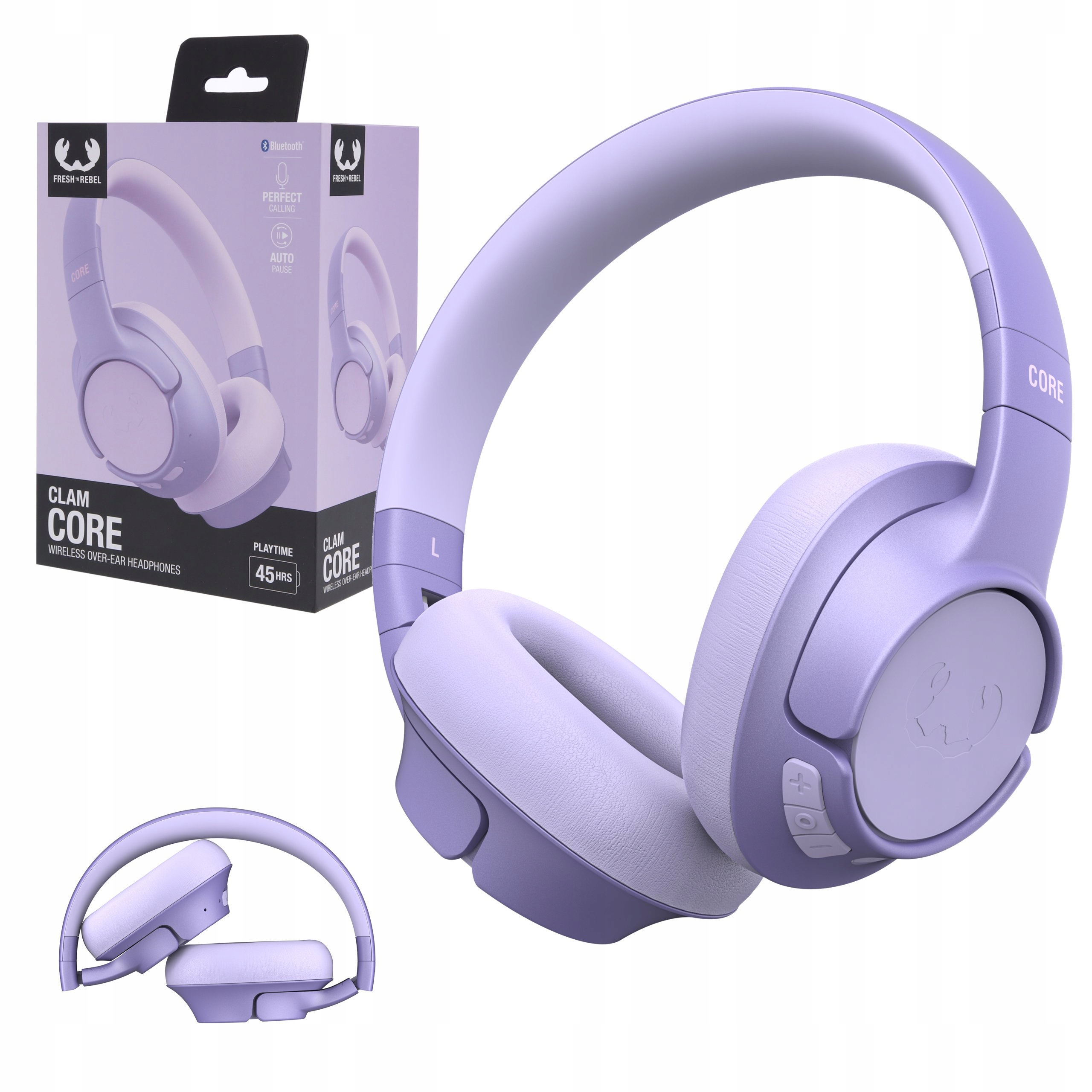 Fresh 'n Rebel Słuchawki Bezprzewodowe Wokółuszne Z Enc Clam Core Dreamy LI