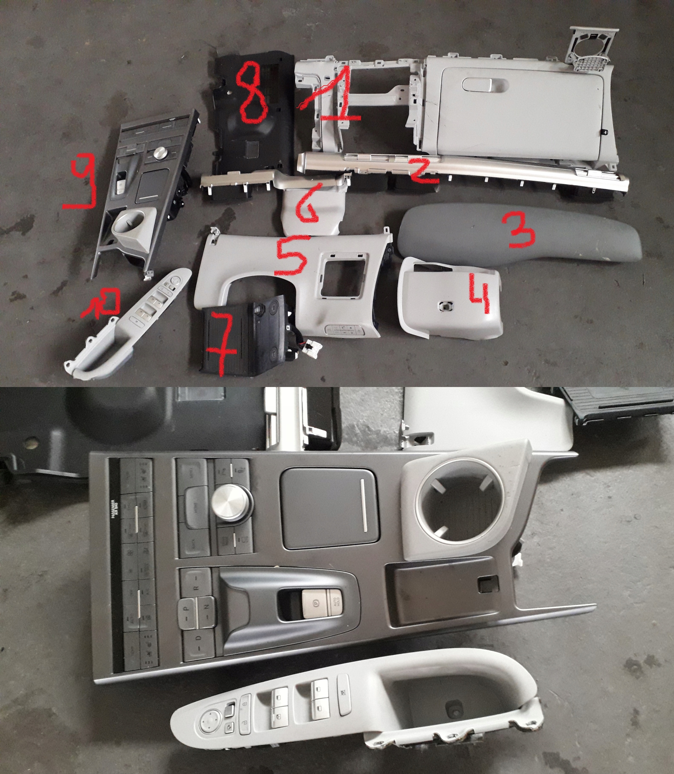 99310-M5100 - HYUNDAI NEXO 2019R ЯЩИК ДЛЯ ЗБЕРІГАННЯ ТУНЕЛЬ КРИШКА ПАНЕЛЬ