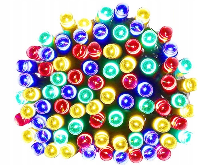 Lampki choinkowe LED 500 8 programów dodatkowe gniazdo multikolor Marka Alfa