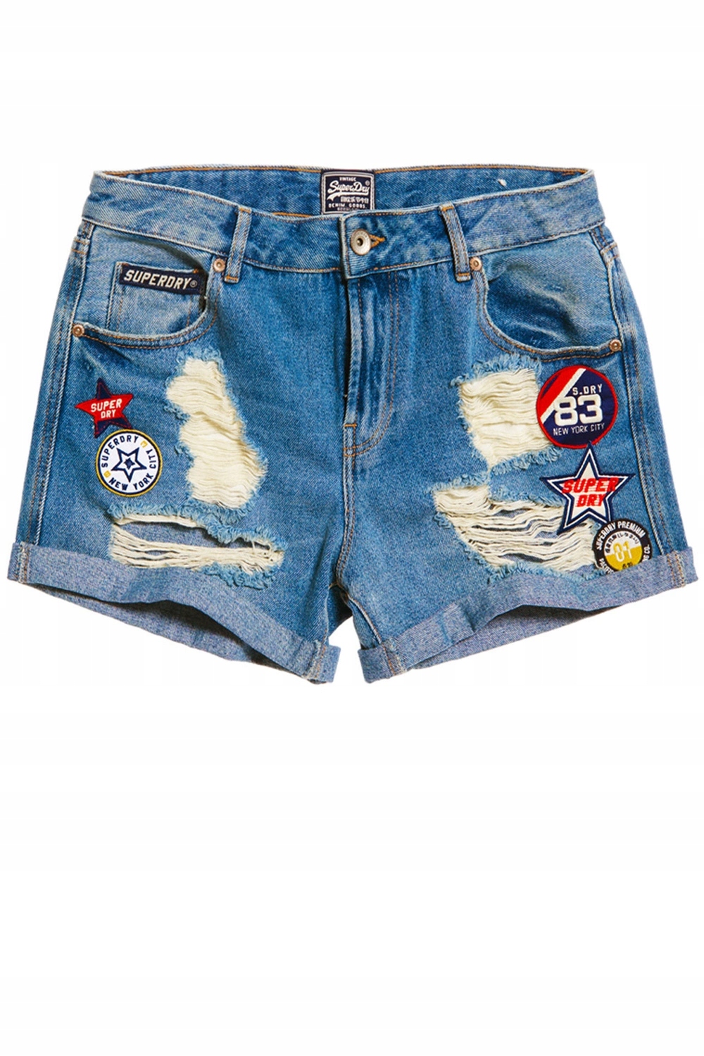 Dámské roztrhané džínové kraťasy Superdry , Kraťasy W25