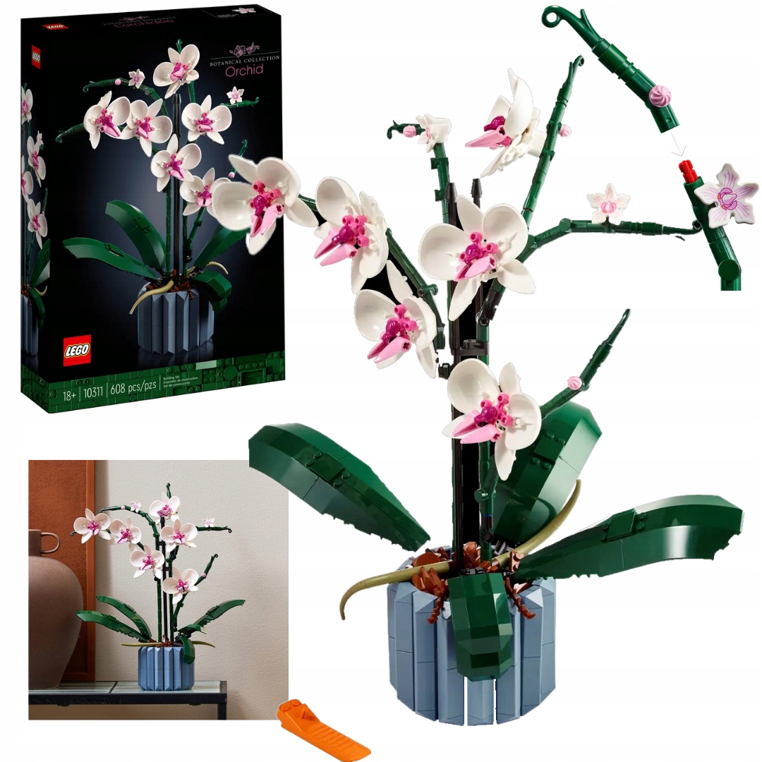 Lego Orchidej Expert sada 10311 Ikona Orchidej