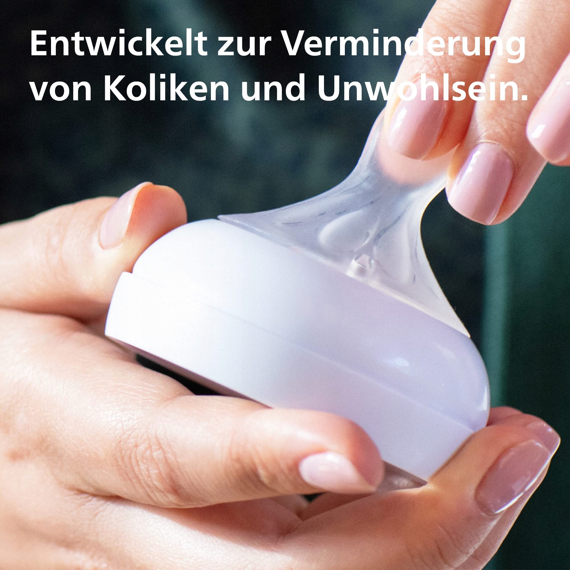 PHILIPS AVENT Smoczek Naturalny 2x Do Butelek Dla Niemowląt BPA Free 6m+ — miniatura 6