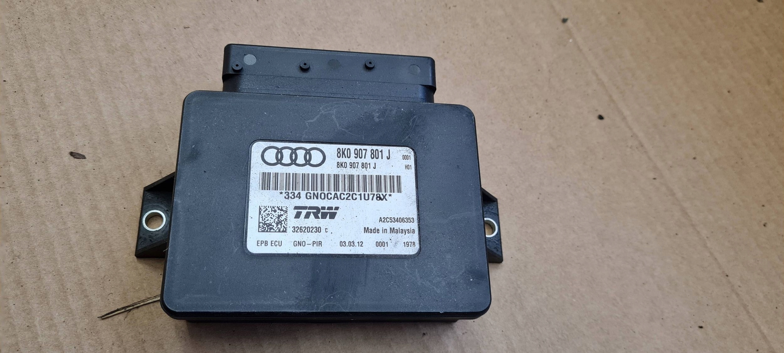 A4 B8 LIFT module control unit electric brake 8K0907801J A5 8T