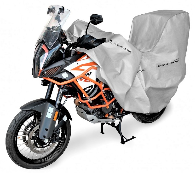 POKROWIEC PLANDEKA NA MOTOR MOTOCYKL+BOX 240-265cm Rozmiar XL