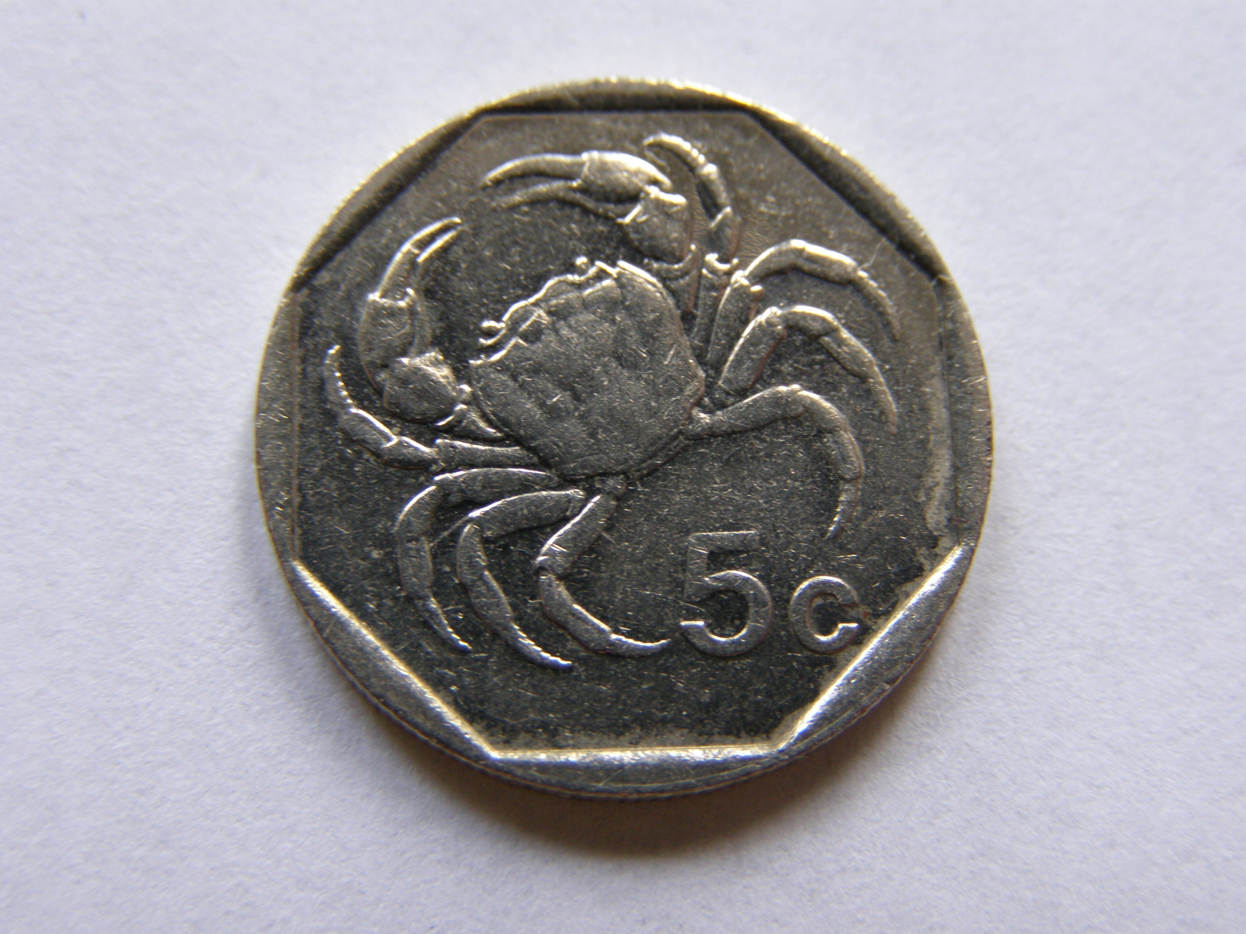 MALTA 5 CENTS 1991 ROK !!!!!!!!!!!!!!!!!!!!!! 1490