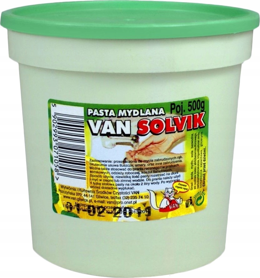 

Pasta Bhp Do Mycia Rąk Mydlana 0,5KG
