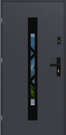 POLSKIE DRZWI ZEWNĘTRZNE PRIMA BLACK