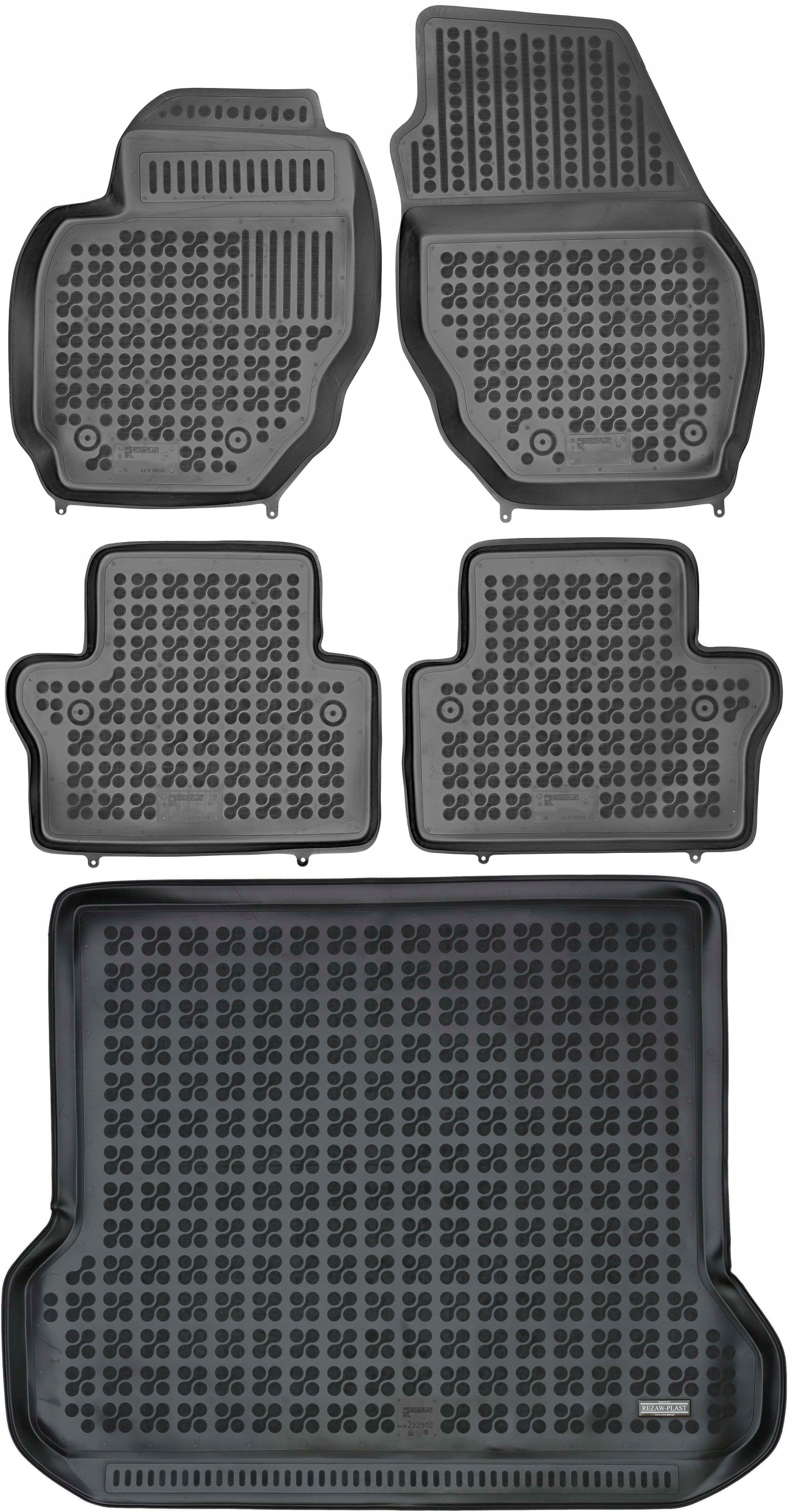 Килимки Різати-Пластик резинові 232910+200406 5 el.