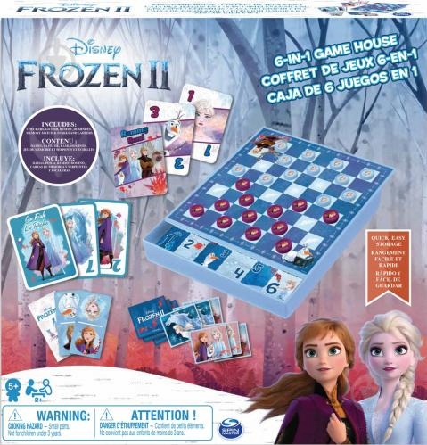 Gra SPIN MASTER GRA Frozen Zestaw 6 w 1 warcaby...