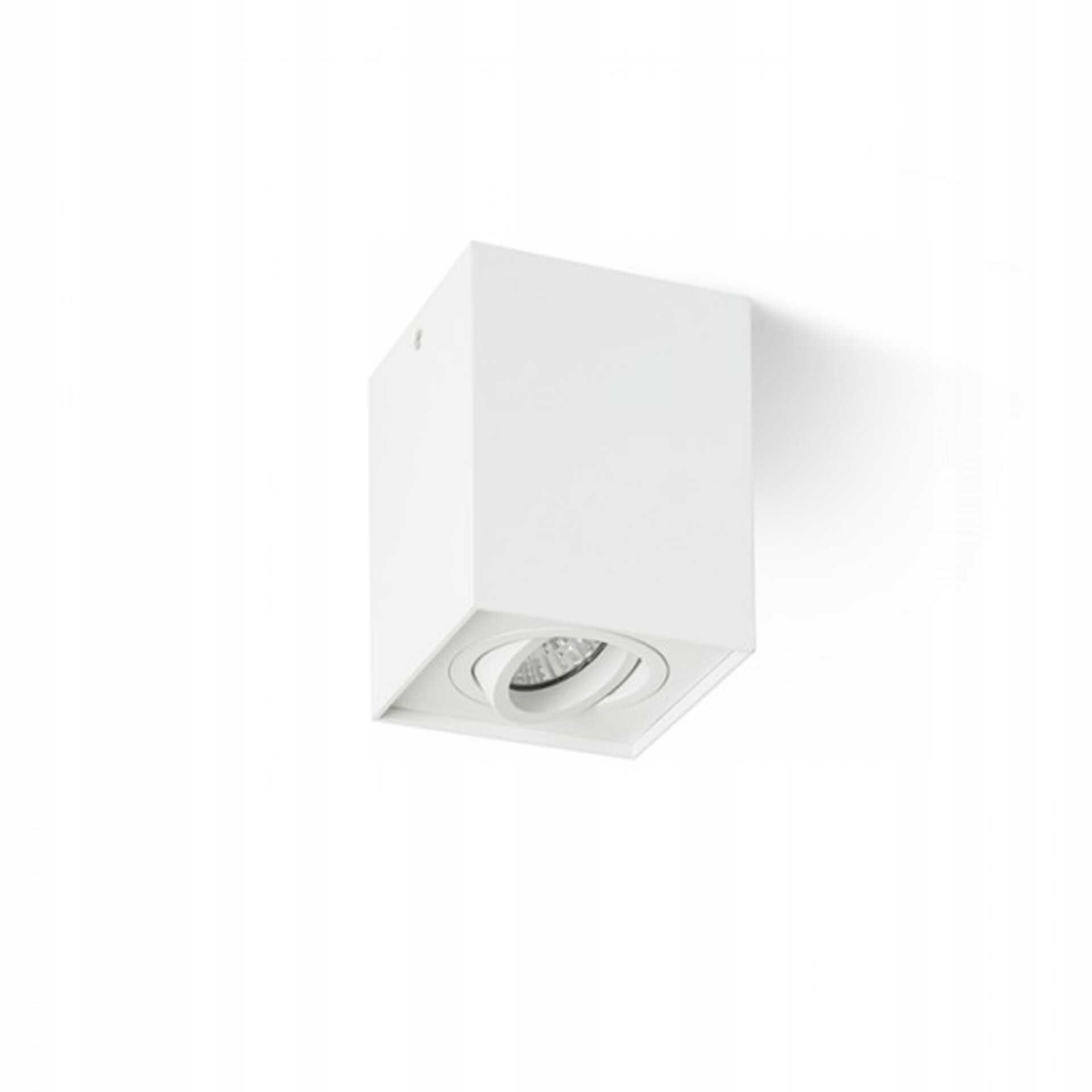 Rendl Enki Edg I biela stropné svietidlo GU10 25 ° hranaté 125x95x95mm