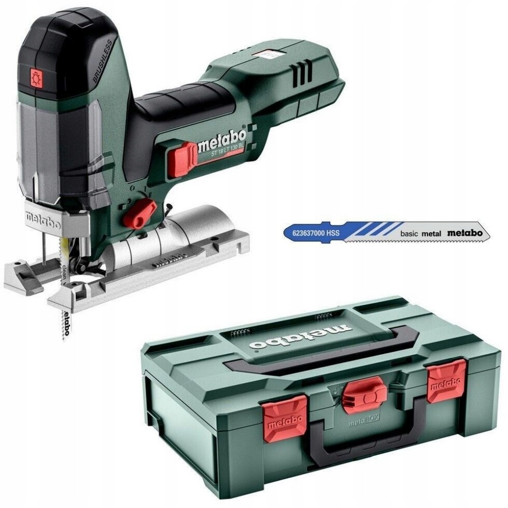 Přímořezná pila 18V 130mm St 18 Lt 130 Bl (bez aku) metaBOX Metabo