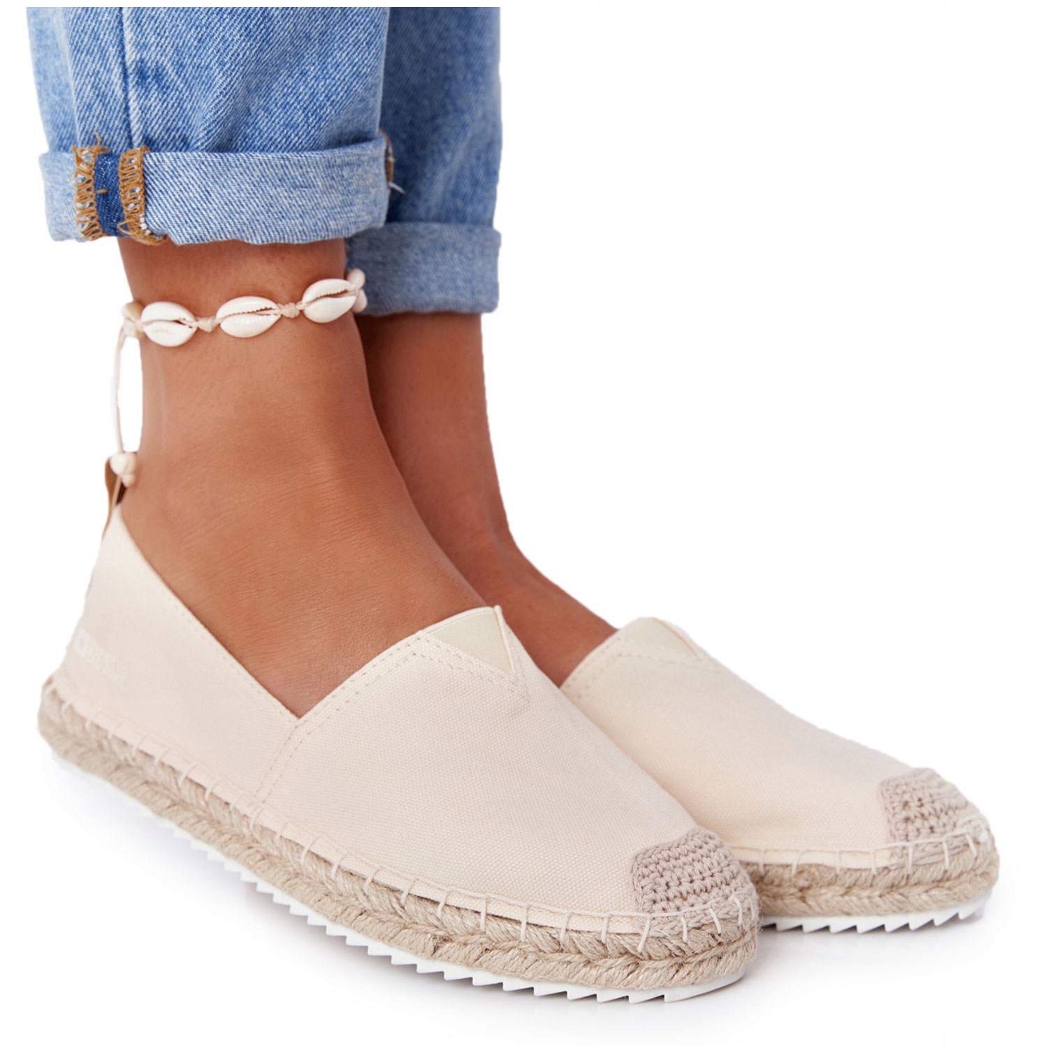 

Espadryle Big Star Plecionka HH274501 Beżowe 36