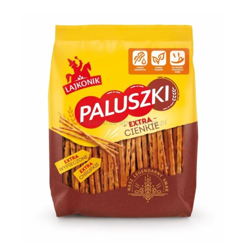 Lajkonik Tyčinky Extra Tenká sůl 180 g