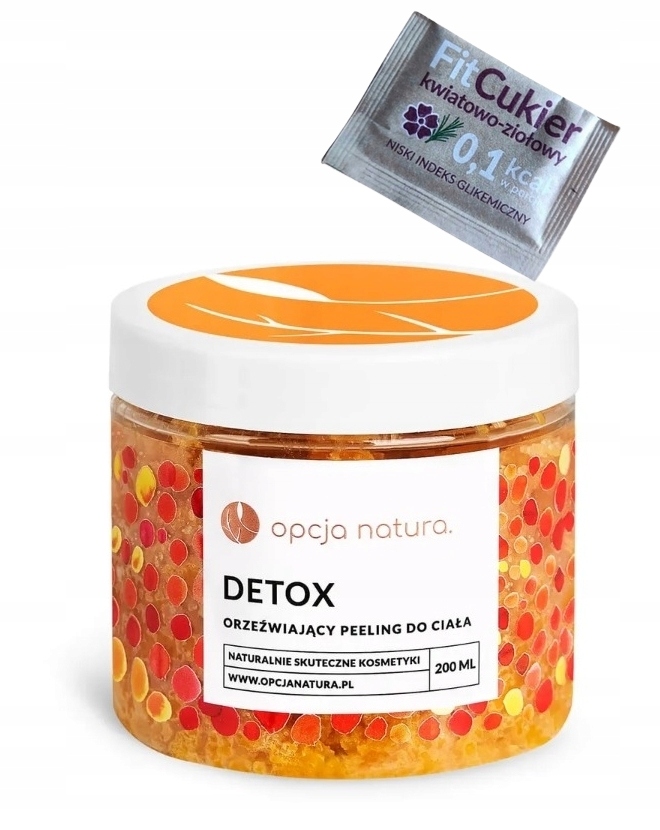 OPCJA NATURA PEELING DETOX ORZEŹWIAJĄCY PEELING DO CIAŁA 200ml POMARAŃCZA