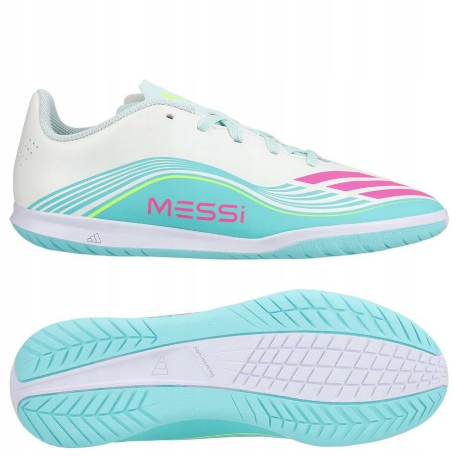 Buty piłkarskie dziecięce adidas hala halówki F50 Club Messi JQ0948 r.35,5