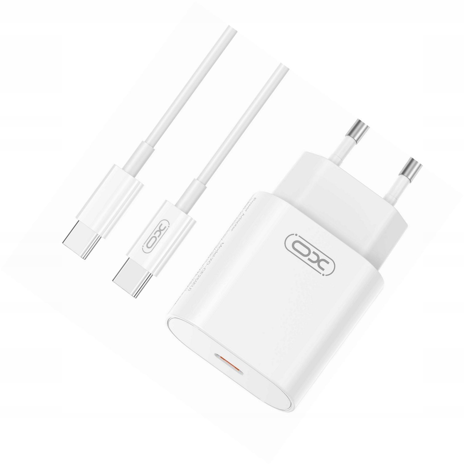 Sieciowa ładowarka 25W Pd biała kabel Usb-c do Samsung Galaxy S25 Fe