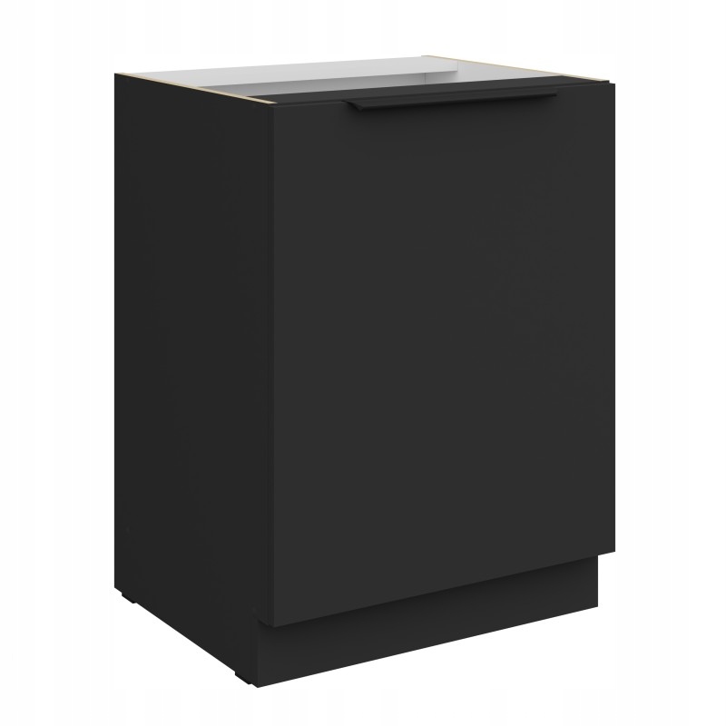 Kuchyňská skříňka stojící 60 Modulo černá Afm 1 dveře police matná