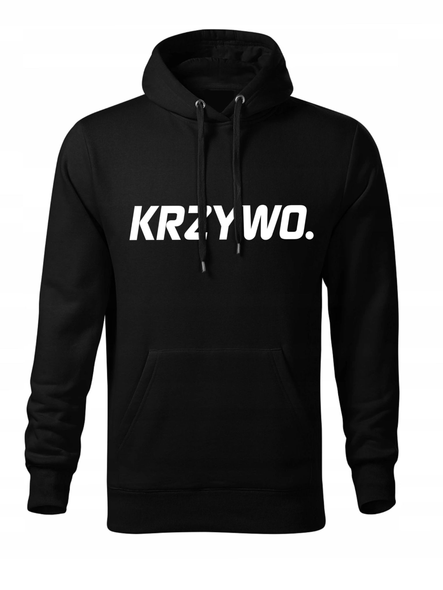 

Bluza Z Kapturem Krzywo Męska Czarna M