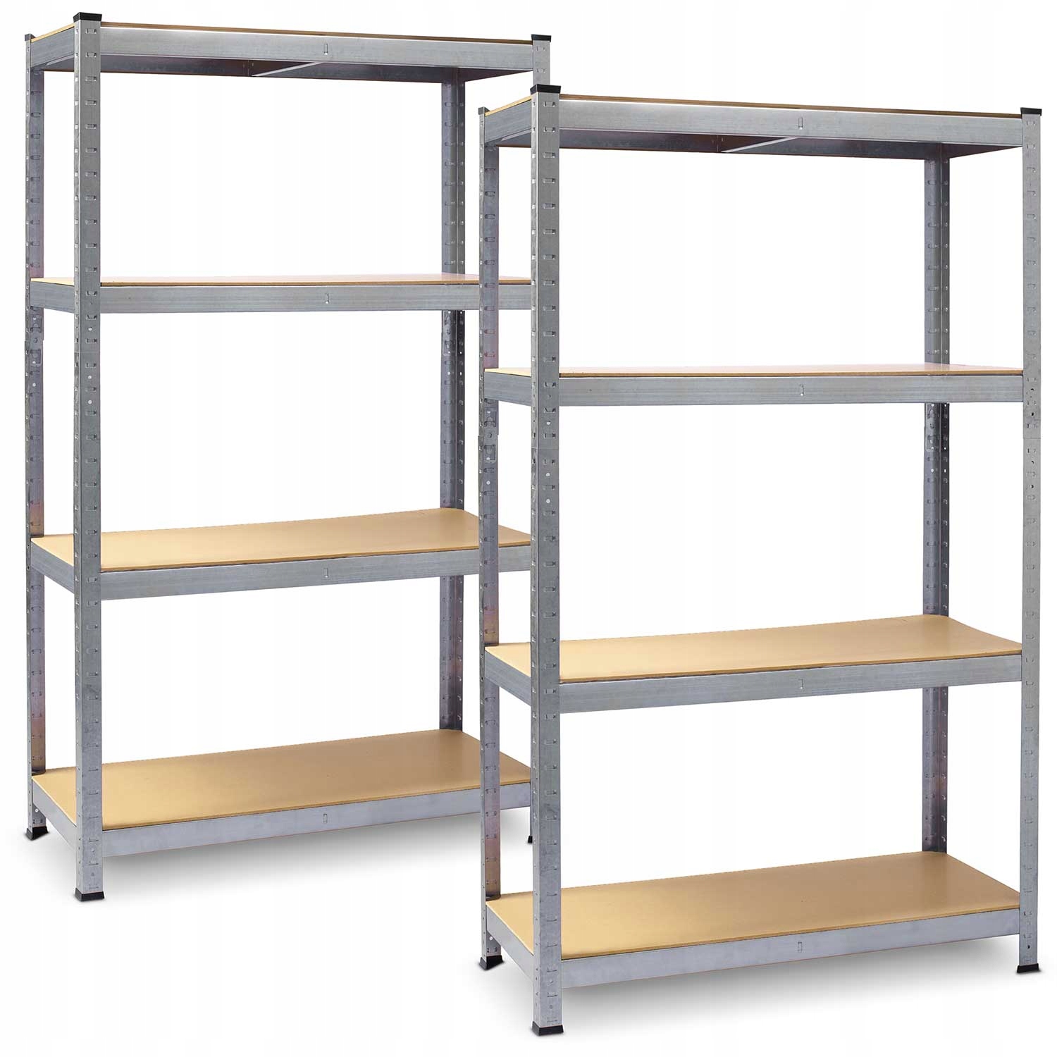 Kovový Skladový Regál Dílenský Sada 2 Ks 150X75X30