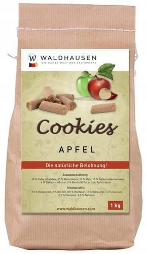 

Przysmak dla koni Waldhausen Cookies apple 1kg
