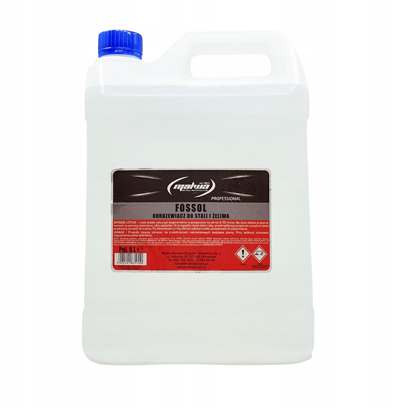 MALWA FOSSOL KWAS FOSFOROWY ODRDZEWIACZ 5L