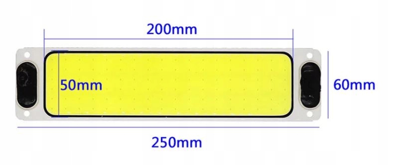 lampka dioda moduł led cob 12-24v super jasna HIT