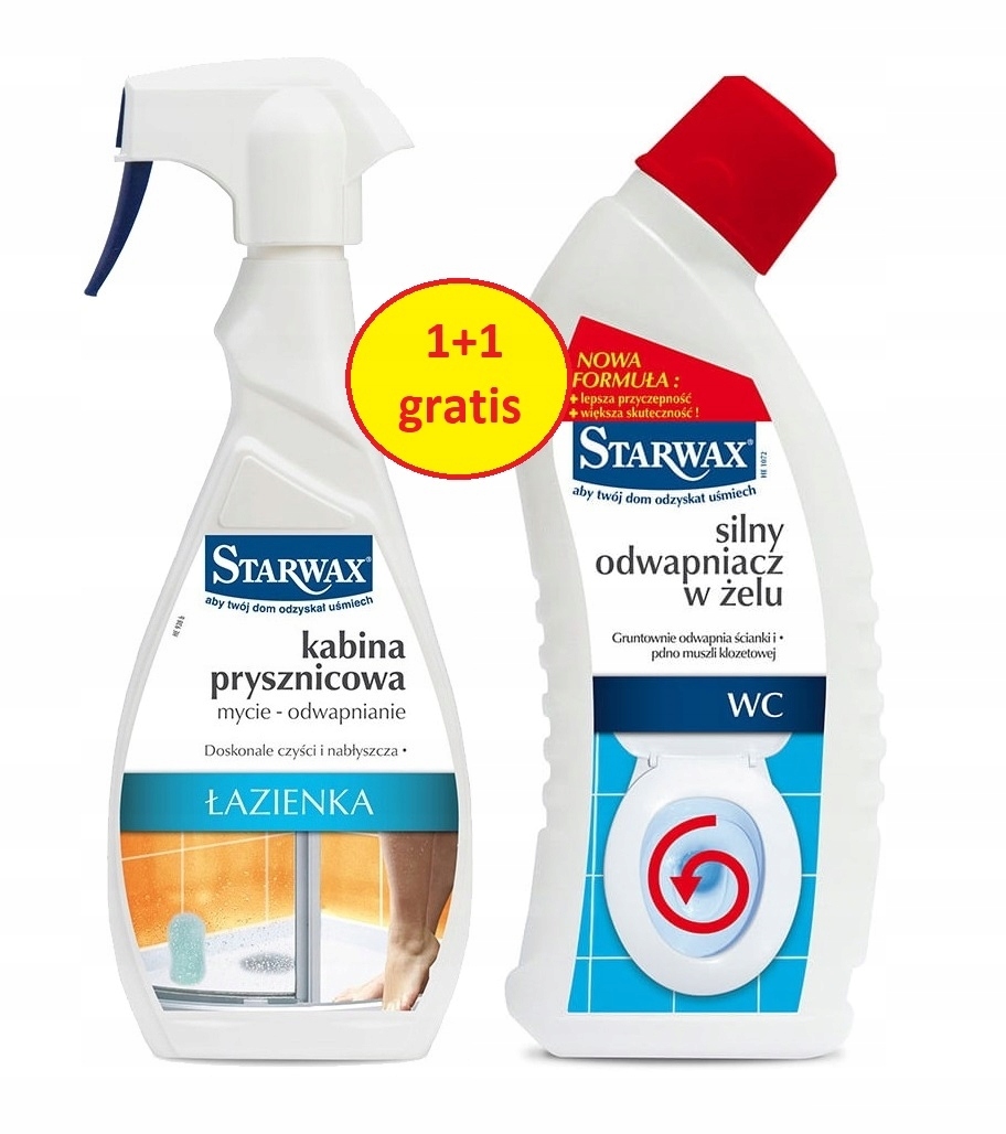 

1+1gratis starwax kabina prysznic+odwapnicz