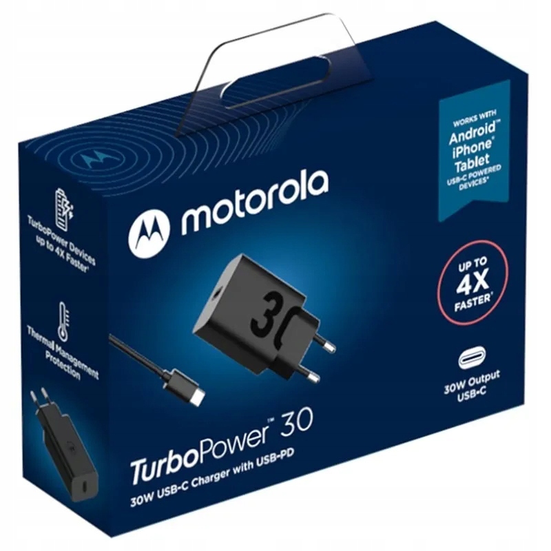 Ładowarka sieciowa Motorola USB typ C do Motorola 3000 mA 5 V MC-302 czarny