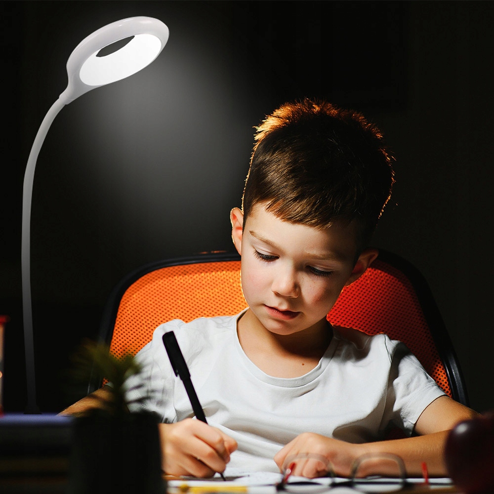 LAMPKA BIURKOWA DOTYKOWA LAMPA LED NOCNA NA BIURKO STOJĄCA RGB USB Długość/wysokość 36 cm