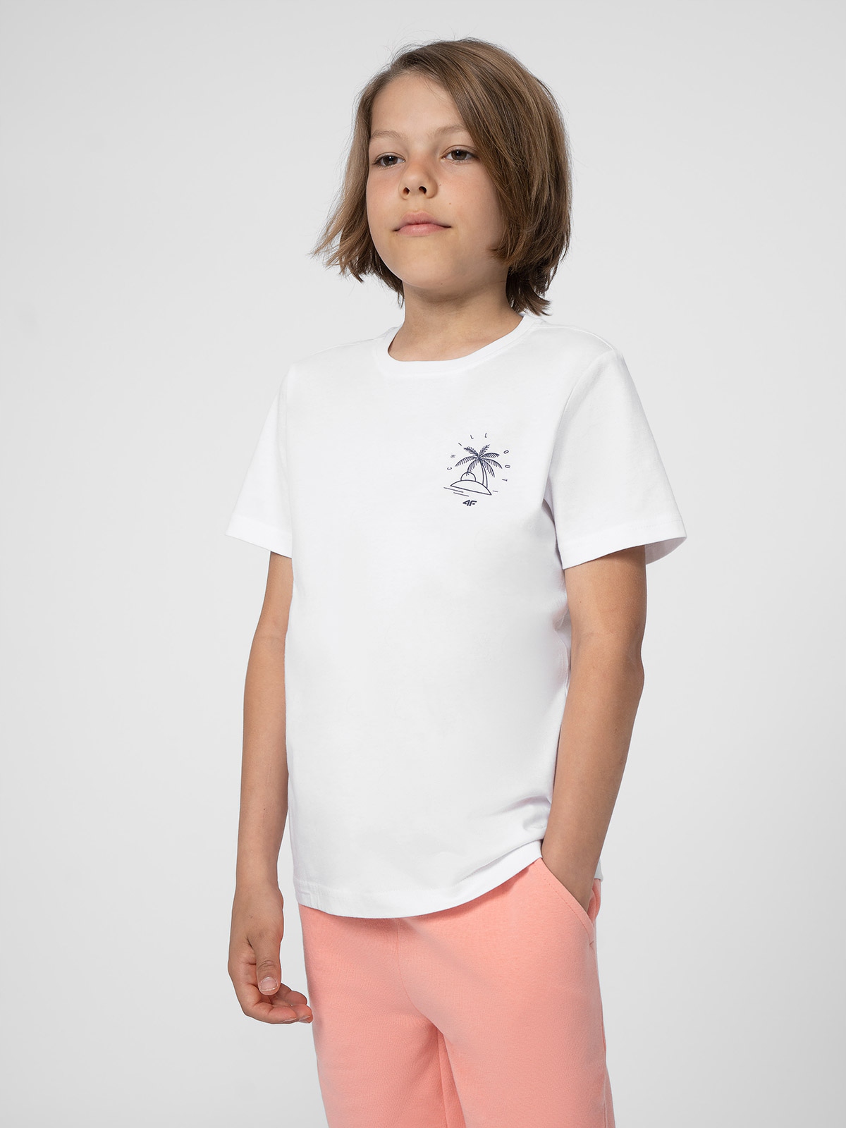 KOSZULKA dziecięca T-SHIRT 4F junior TTSHM286 164 Bohater brak