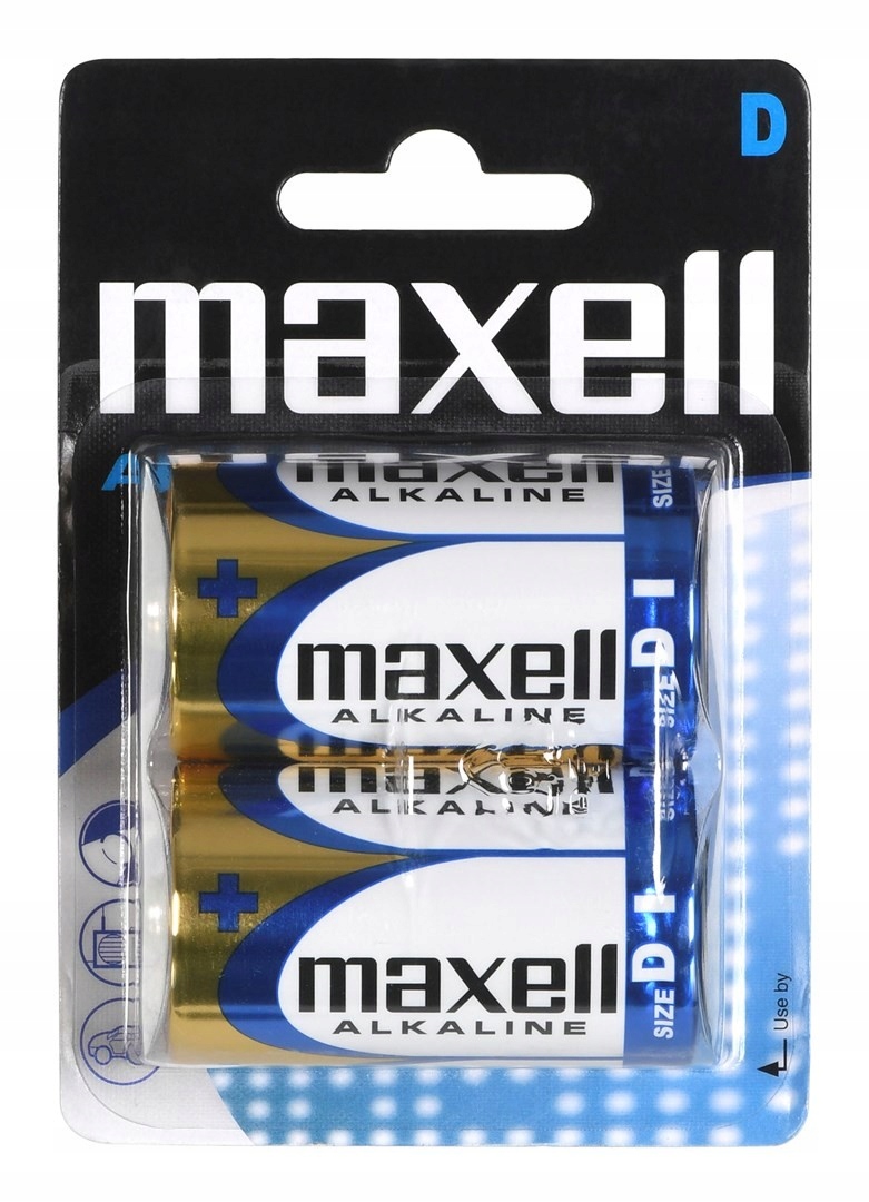 Maxell Bateria alkaliczna LR20, 2 szt.