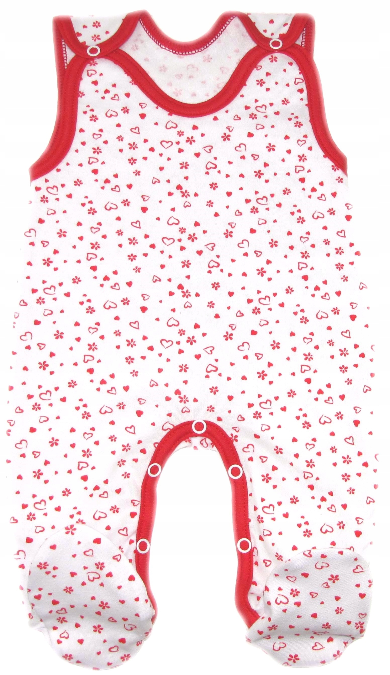 ŚPIOCHY NIEMOWLĘCE ŚPIOSZKI BAWEŁNIANE r.68 /89/ Rękaw bez rękawów