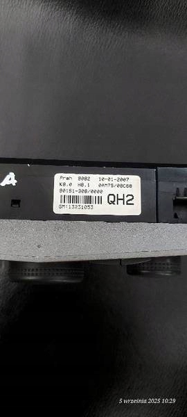PANEL BOCCHETTE 13231053 OPEL ZAFIRA B