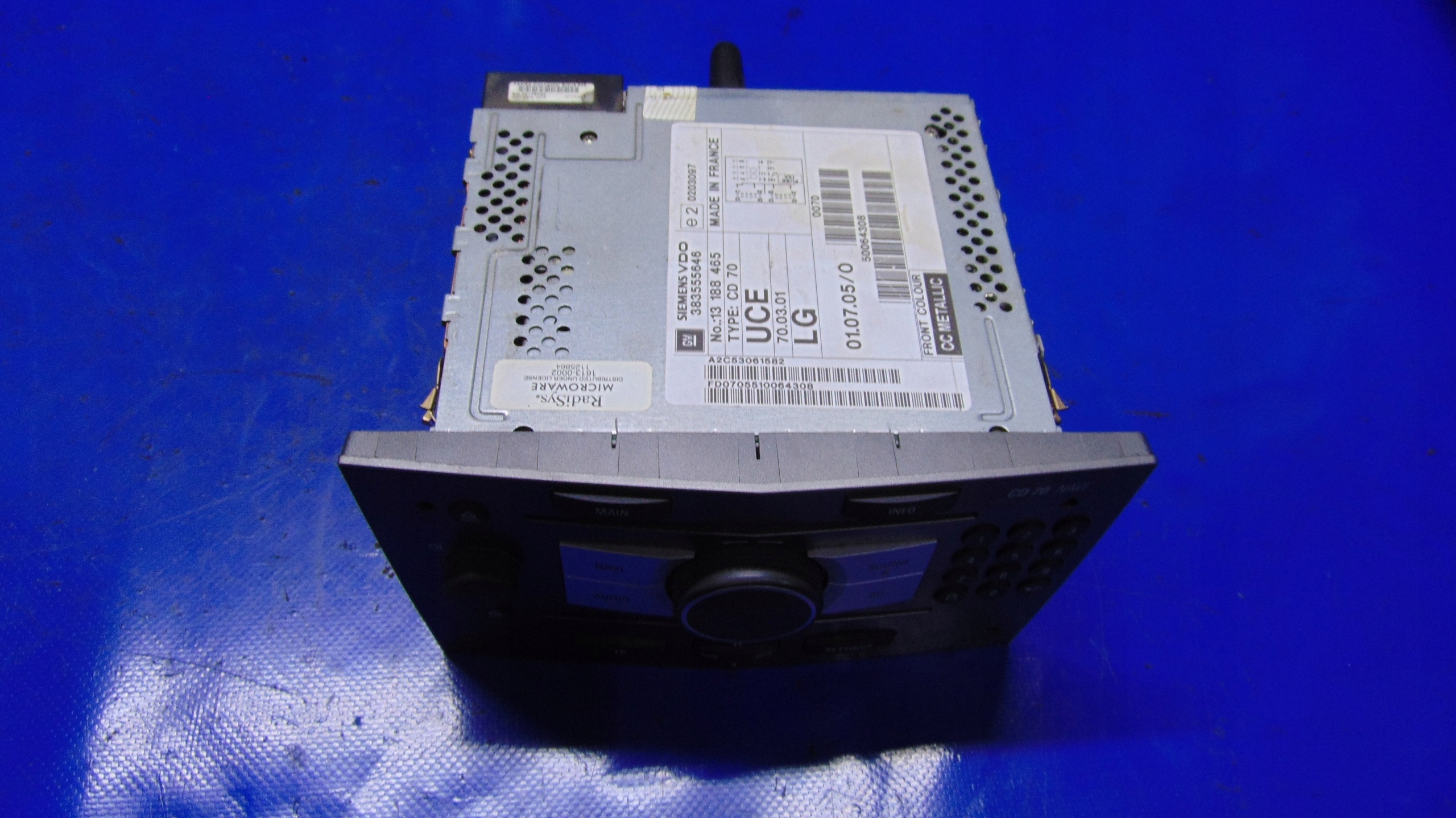 RADIO CD OPEL ZAFIRA B 05-14 year