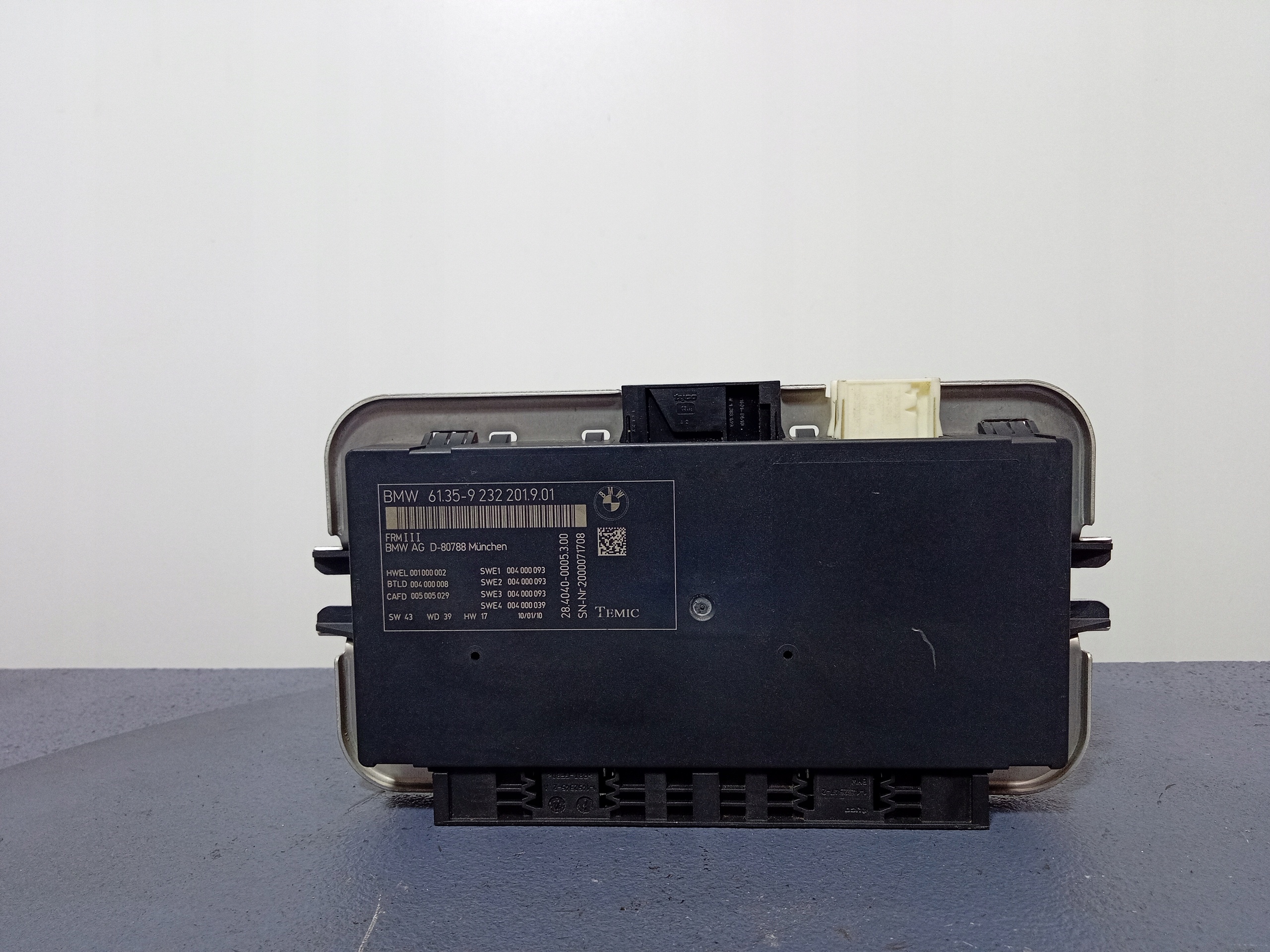 BMW 5 F10 F11 модуль фари FRM 9232201