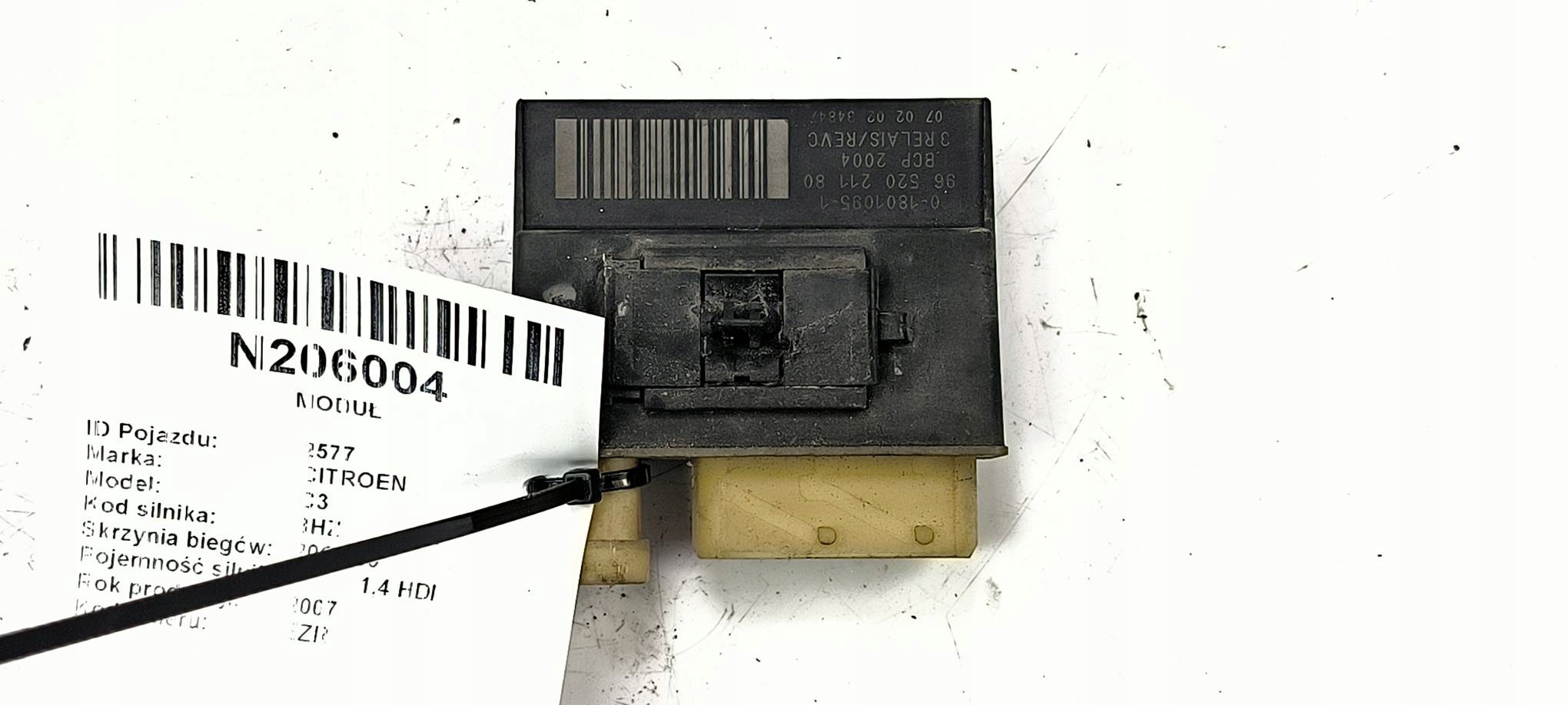module 9652021180 CITROEN C3