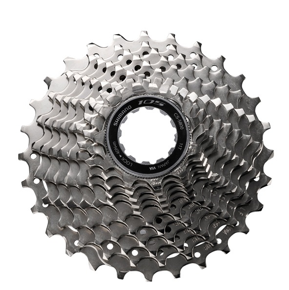 Kazeta Shimano 105 CS-5800 Hg-ev 11-řadá 11-28T stříbrná