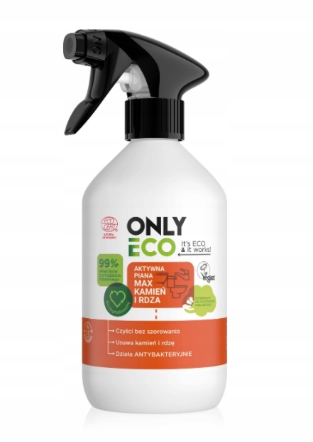 

Onlyeco, Aktywna piana Max, kamień i rdza, 500 ml