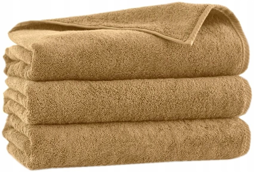 Ręcznik gładki 70x140 BAWEŁNA beżowy KĄPIELOWY BEŻ