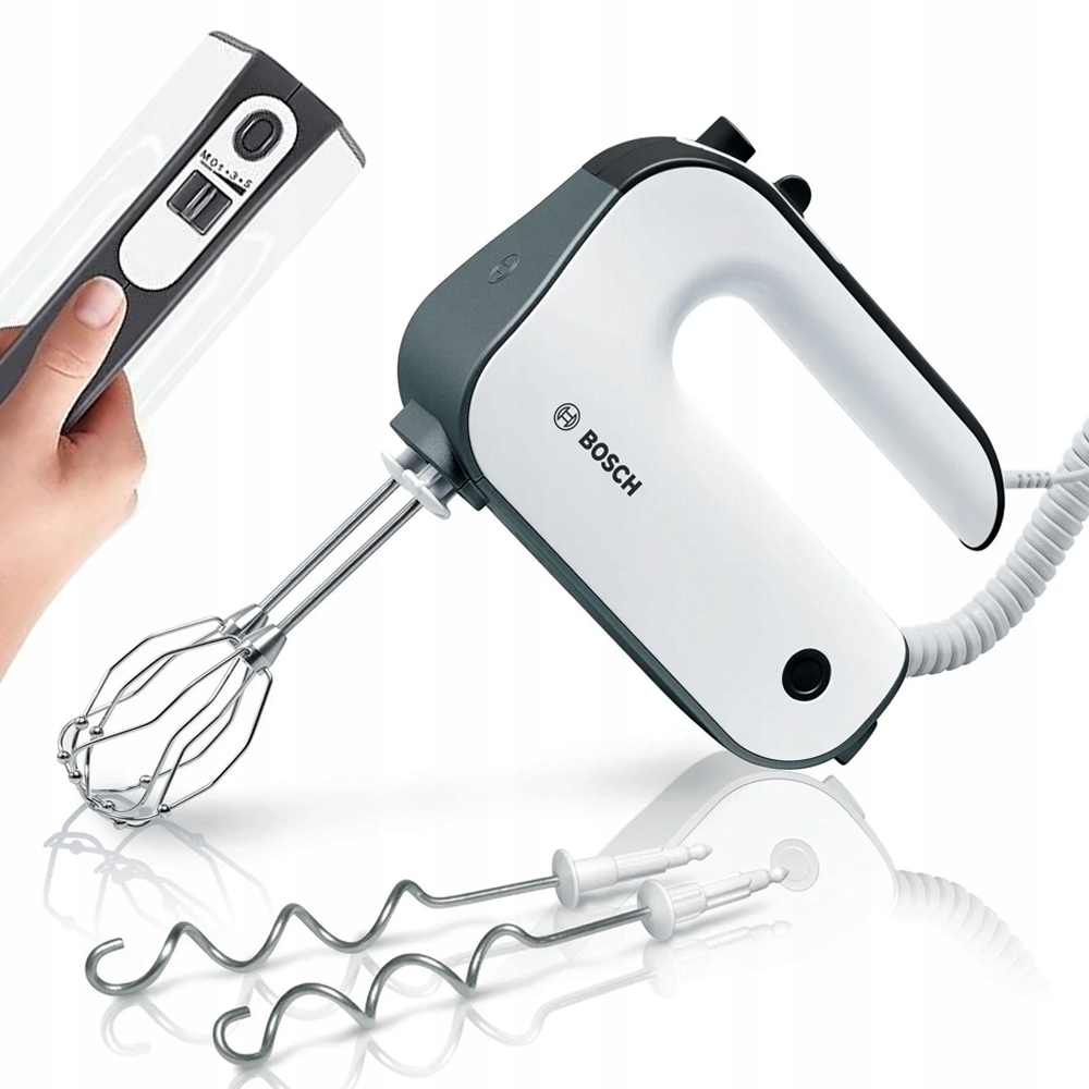 Ručný mixér Bosch MFQ49300 850W Biely na miešanie, šľahanie, miesenie