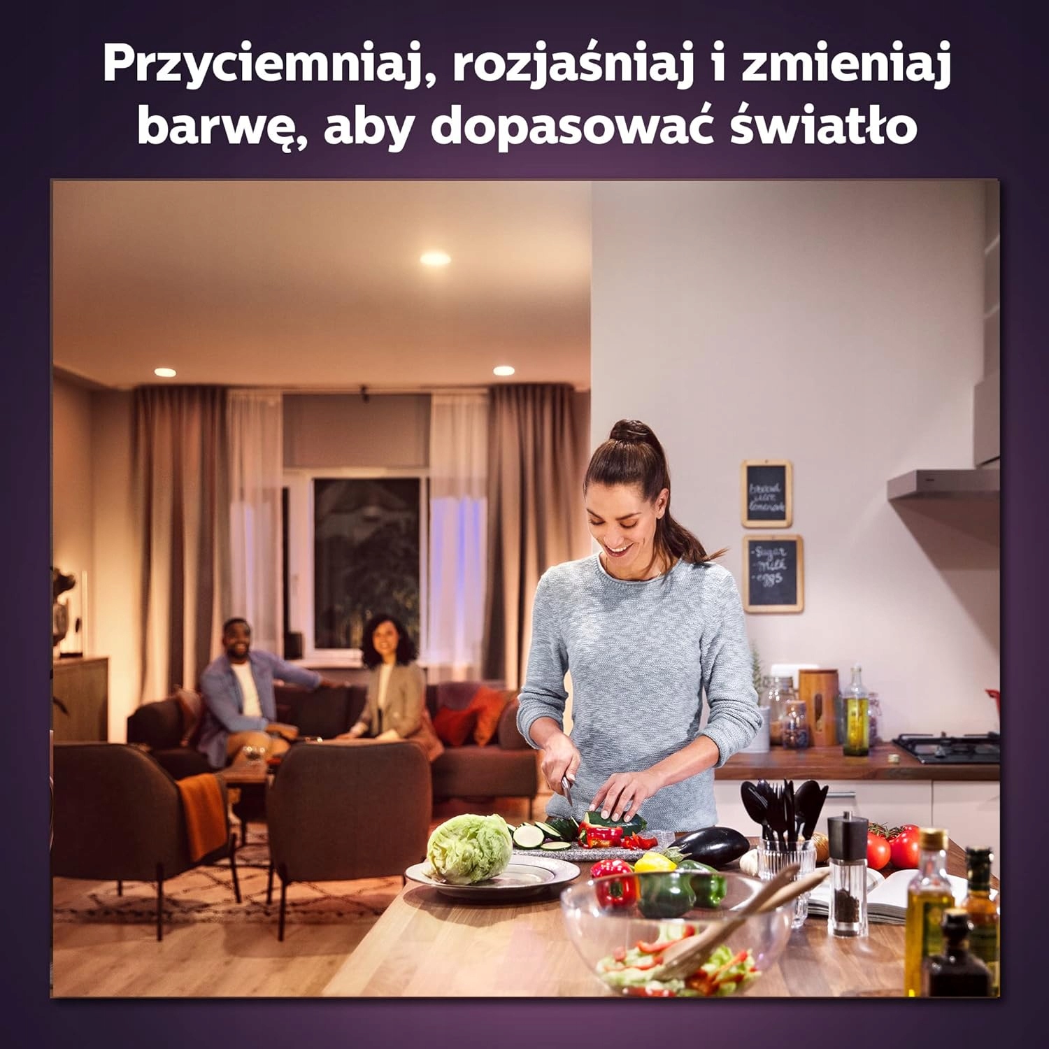 Philips HUE Zestaw startowy 4x żarówka E27 kolor RGB 800lm Stan opakowania oryginalne