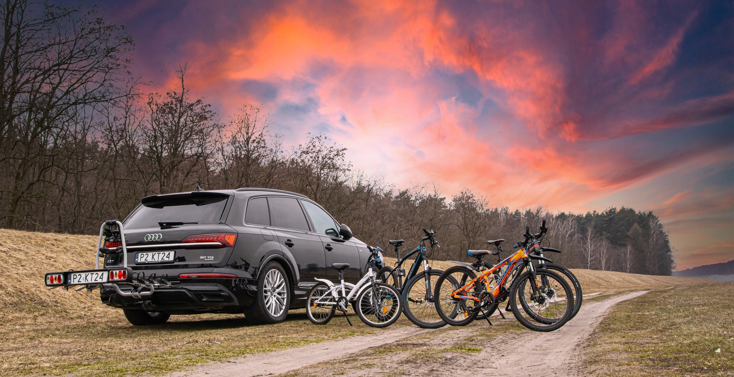 BAGAZNIK ROWEROWY SAMOCHODOWY HAK 4 ROWERY UCHWYT Handle Type platform