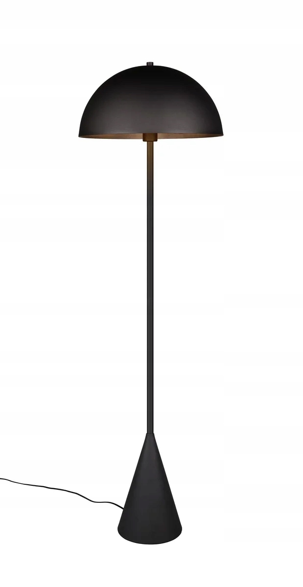 Trio Stojacia lampa Alfie čierna matná 130 cm E27 40W IP20 hubka