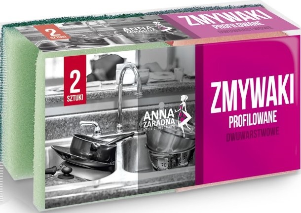 

Gąbki Do Zmywania, Zmywaki Profilowane 2szt