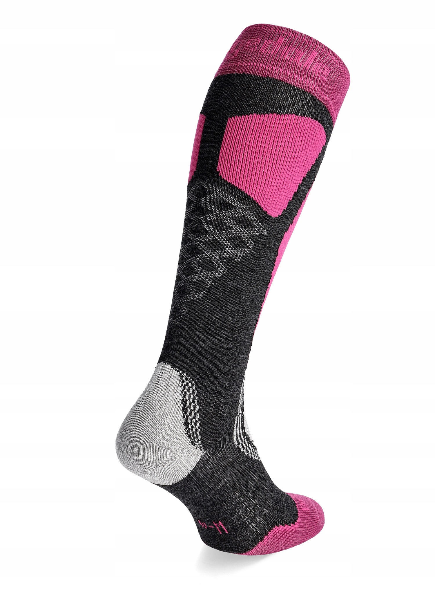 Skarpety damskie Bridgedale Ski Easy On Merino Performance graphite 35-37