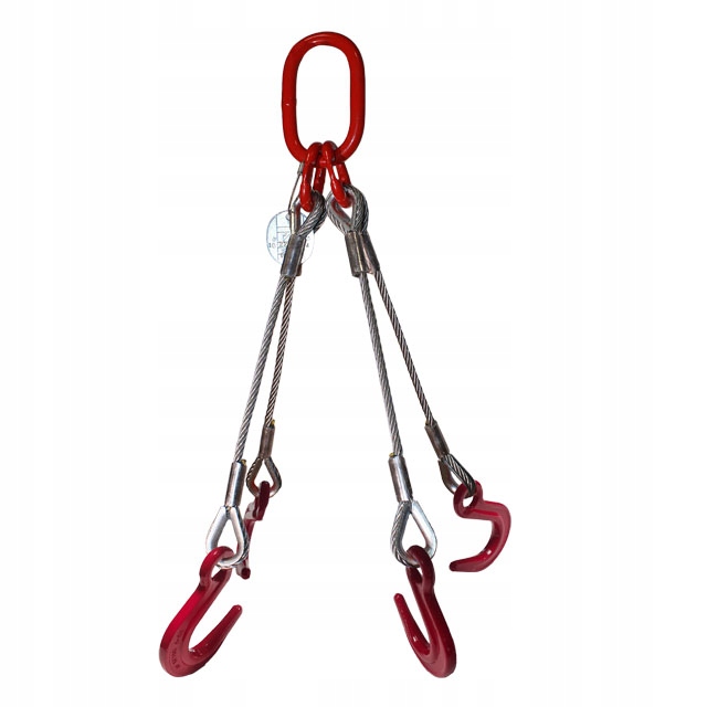 Lanové závěsy 4C s háčkem 11 mm x 7 m 2.70T