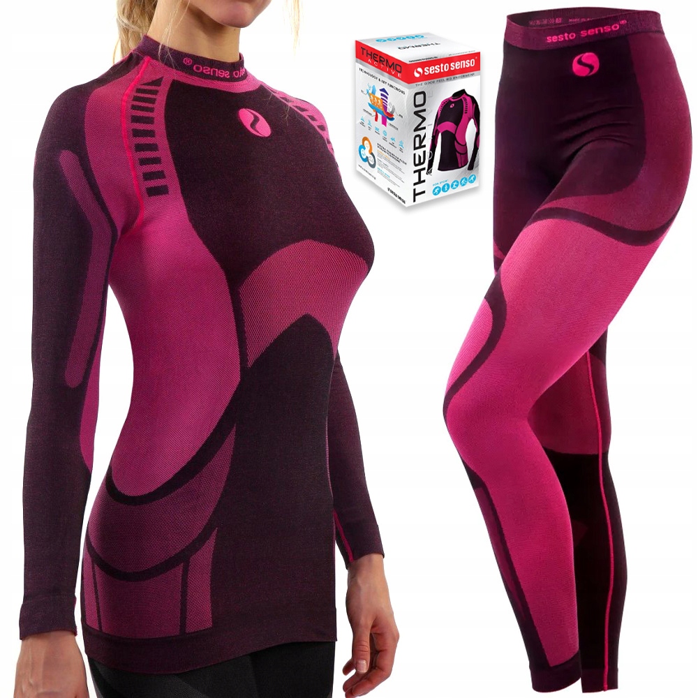 Termoaktivní komplet dámské sportovní termoprádlo Sesto Senso S