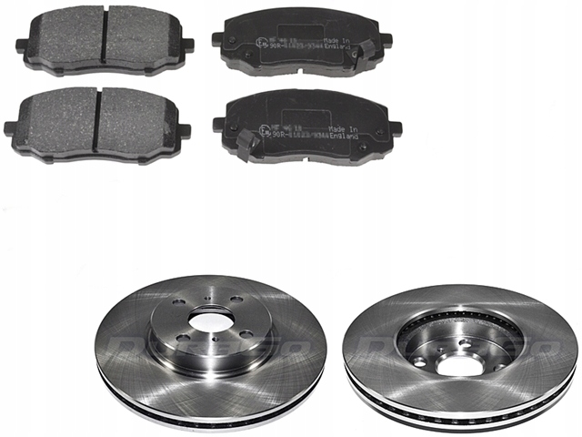 Kotouče brzdové destičky přední Hyundai i10 Kia Picanto I