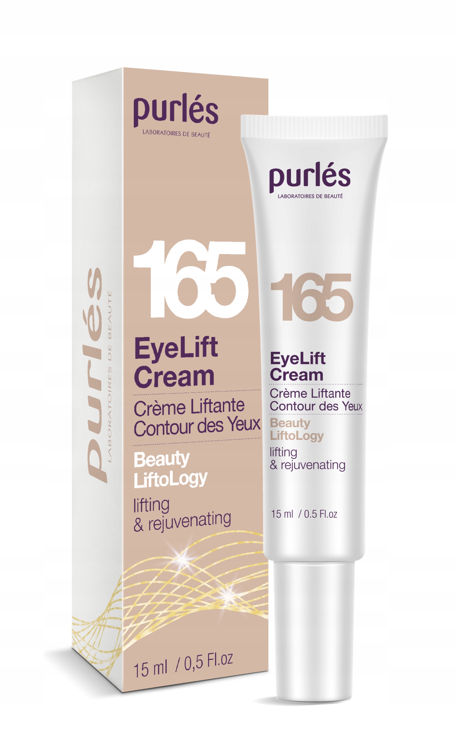 Purles 165 EyeLift Cream Przeciwstarzeniowy Krem Liftingujący pod Oczy 15ml